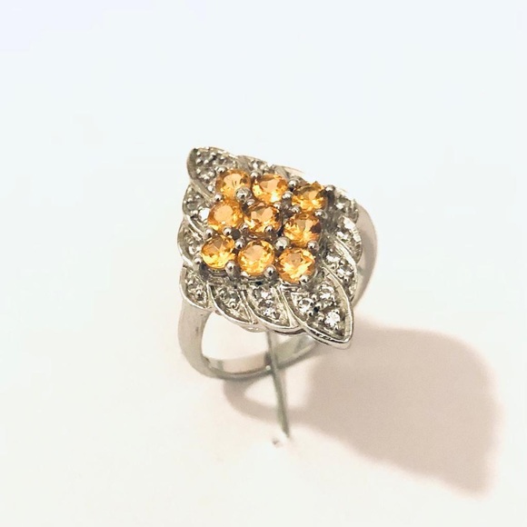 Ely’s Fate garnet and topaze Ring - Picture 2 of 2